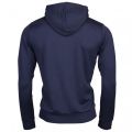 Mens Navy Saggy Hooded Zip Sweat Top 15162 by BOSS from Hurleys