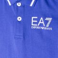 Boys Blue Tipped Logo S/s Polo Shirt 38065 by EA7 Kids from Hurleys