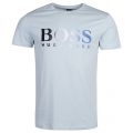 Casual Mens Light Blue Topwork S/s T Shirt 26314 by BOSS from Hurleys