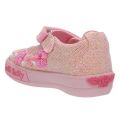Girls Peach Glitter Paloma Butterfly Dolly Shoes (22-33) 109845 by Lelli Kelly from Hurleys