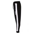 Mens Black/White Fashion College Sweat Pants 51731 by BOSS from Hurleys