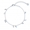 Womens Silver/Blue Cresara Crystal Vine Bracelet 98417 by Ted Baker from Hurleys