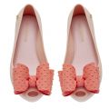 Kids Pink Contrast Ultragirl Dot Bow Shoes (10-3) 89662 by Mini Melissa from Hurleys