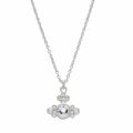 Womnes Silver/Aquamarine Brucella Orb Pendant Necklace 47229 by Vivienne Westwood from Hurleys