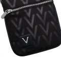 Mens Black Contrau Pouch Cross Body Bag 102709 by Valentino from Hurleys