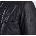 Mens Black Winter Duke Waxed Jacket 12297 by Barbour International from Hurleys