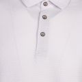 Mens White Infuse Textured S/s Polo Shirt 59691 by Ted Baker from Hurleys