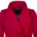 Womens Bright Red Aurore Long Wrap Collar Coat 62076 by Ted Baker from Hurleys