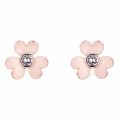 Womens Rose Gold/Crystal Hansila Heart Blossom Studs 40624 by Ted Baker from Hurleys
