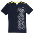 Boys Navy 3D Large Logo S/s T Shirt 108508 by BOSS from Hurleys