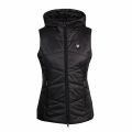 Womens Black Train Core Hooded Padded Gilet 48220 by EA7 from Hurleys