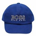 Toddler Wave Blue Logo Cap 55944 by BOSS from Hurleys