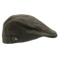 Mens Charcoal Thompsn Wool Flat Cap 16418 by Ted Baker from Hurleys