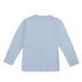 Baby Sky Blue Silver Toy Logo L/s T Shirt 90499 by Moschino from Hurleys
