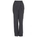 Womens Black Dot Pleated Pants 7900 by Michael Kors from Hurleys