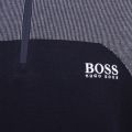 Athleisure Mens Navy Zordi 1/2 Zip Knitted Top 88200 by BOSS from Hurleys