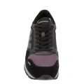 Mens Black Logo Runner Trainers 29203 by Emporio Armani from Hurleys