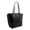 Womens Black High Shine Logo Large Tote Bag 97818 by Michael Kors from Hurleys