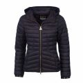 Womens Black Score Hooded Quilted Jacket 56259 by Barbour International from Hurleys
