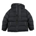 Boys Black Edmond Padded Hooded Coat 30813 by Kenzo from Hurleys