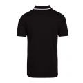 Athleisure Mens Black Paule 1 Collar Slim Fit S/s Polo Shirt 86493 by BOSS from Hurleys