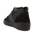 Mens Black Camo Suede Propulsion Mid Geo Trainers 53245 by Android Homme from Hurleys