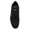 Mens Black Saturn Lowp Knit Trainers 73860 by BOSS from Hurleys