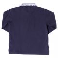 Baby Navy Logo Collar L/s Polo Shirt 62465 by Armani Junior from Hurleys