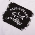 Mens White Paintbrush Logo S/s T Shirt 92896 by Paul And Shark from Hurleys