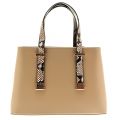 Womens Taupe Abigail Exotic Handle Detail Lady Bag 68540 by Ted Baker from Hurleys