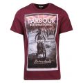 Mens Merlot Archive S/s T Shirt 46520 by Barbour International from Hurleys