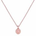 Womens Rose Gold/Mid Pink Baltia Biscuit Button Pendant 40577 by Ted Baker from Hurleys