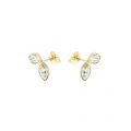 Womens Gold Genii Geometric Bee Stud Earrings 15955 by Ted Baker from Hurleys