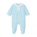 Baby Sky Blue Soft Star Print Babygrow 74901 by Mayoral from Hurleys