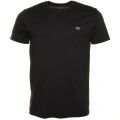 Mens Black Classic Crew S/s Tee Shirt 29375 by Lacoste from Hurleys