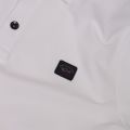 Mens White Classic Logo Custom Fit S/s Polo Shirt