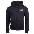 Mens Black Training Core Identity Hooded Zip Sweat Top 11431 by EA7 from Hurleys