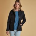 Womens Black Cavalry Polarquilt Jacket 75260 by Barbour from Hurleys