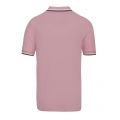 Mens Chalky Pink Twin Tipped S/s Polo Shirt 87929 by Fred Perry from Hurleys
