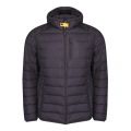 Mens Black Last Minute Padded Jacket 32159 by Parajumpers from Hurleys