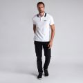 Mens White Dial S/s Polo Shirt 51419 by Barbour International from Hurleys