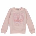 Junior Light Pink Tiger Sweat Top 36463 by Kenzo from Hurleys