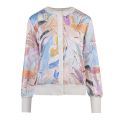 Womens Ivory Ryvir Woven Detail Print Cardigan 108786 by Ted Baker from Hurleys