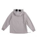 Boys Quiet Grey Overhead Goggle Hooded Jacket 77569 by C.P. Company Undersixteen from Hurleys