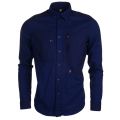 Mens Dark Police Blue Powel L/s Shirt 6509 by G Star from Hurleys