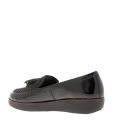 Womens Black Paige Faux-Pony Moccasin 32723 by FitFlop from Hurleys