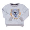 Boys Marled Blue Tiger 17 Sweat 71106 by Kenzo from Hurleys