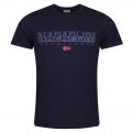 Mens Blue Marine Sapriol S/s T Shirt 24422 by Napapijri from Hurleys
