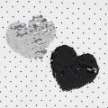 Girls Natural/Black Sequin Heart Spot L/s T Shirt 91540 by Mayoral from Hurleys