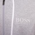 Mens Medium Grey Authentic Hooded Zip Through Sweat Top 87986 by BOSS from Hurleys